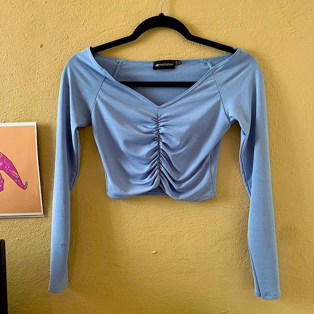 PLT ruffle off shoulder blouse